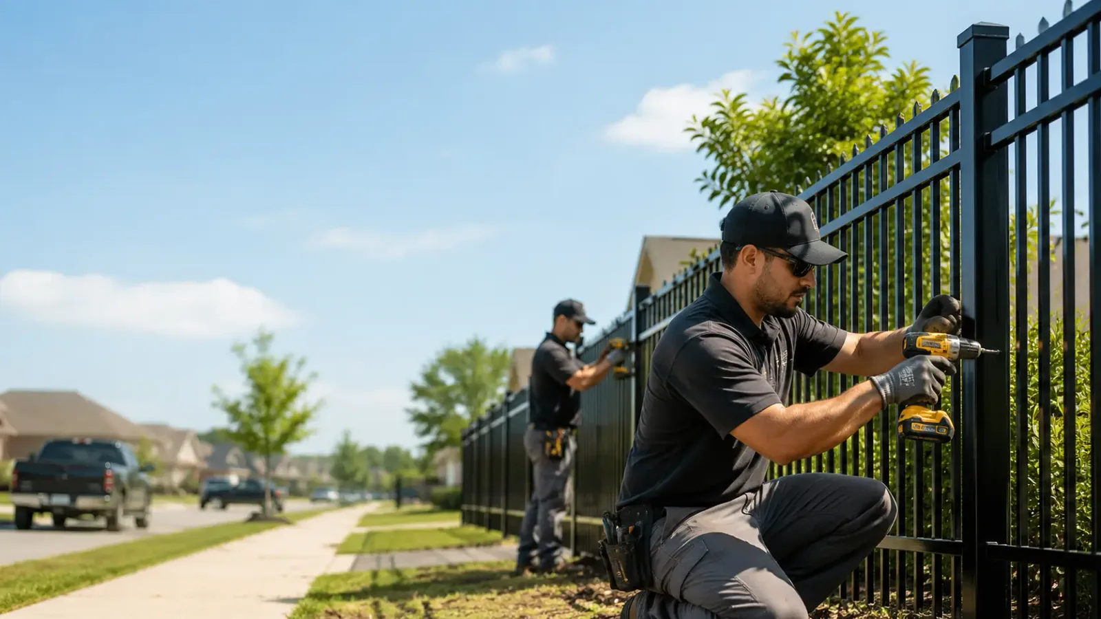 Metal Fence Installation in Stockton, IL